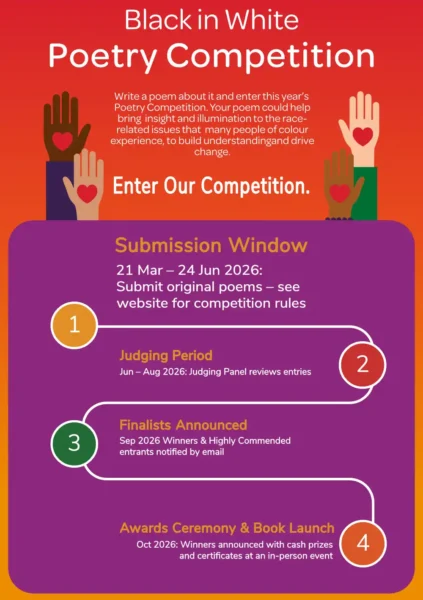Black in White Poetry Competition 2026 Launches at Packed Online Workshop